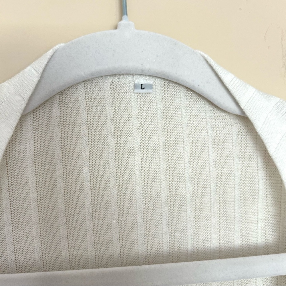 Chic White Women's Bolero Shrug Open Front Cropped - Picture 2 of 7
